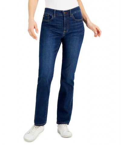 Women's Tribeca TH Flex Straight-Leg Jeans Remnant Wash $24.00 Jeans