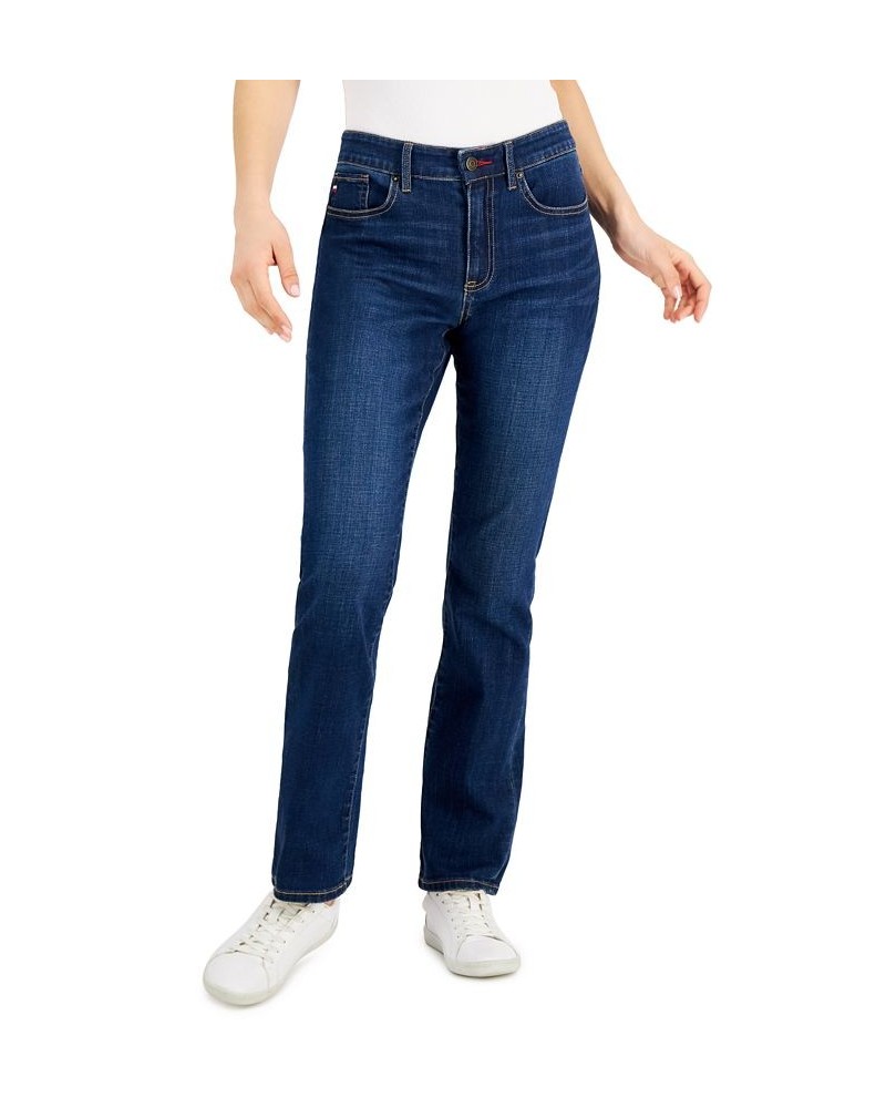 Women's Tribeca TH Flex Straight-Leg Jeans Remnant Wash $24.00 Jeans