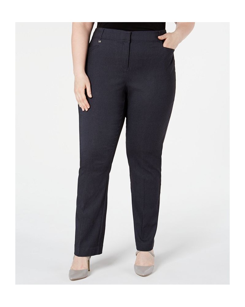 Plus & Petite Plus Size Tummy Control Curvy-Fit Pants Waverly Denim $14.87 Pants