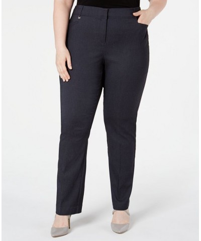 Plus & Petite Plus Size Tummy Control Curvy-Fit Pants Waverly Denim $14.87 Pants