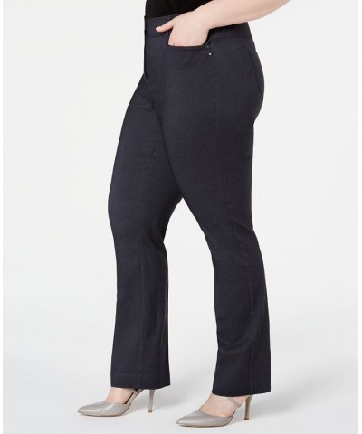 Plus & Petite Plus Size Tummy Control Curvy-Fit Pants Waverly Denim $14.87 Pants