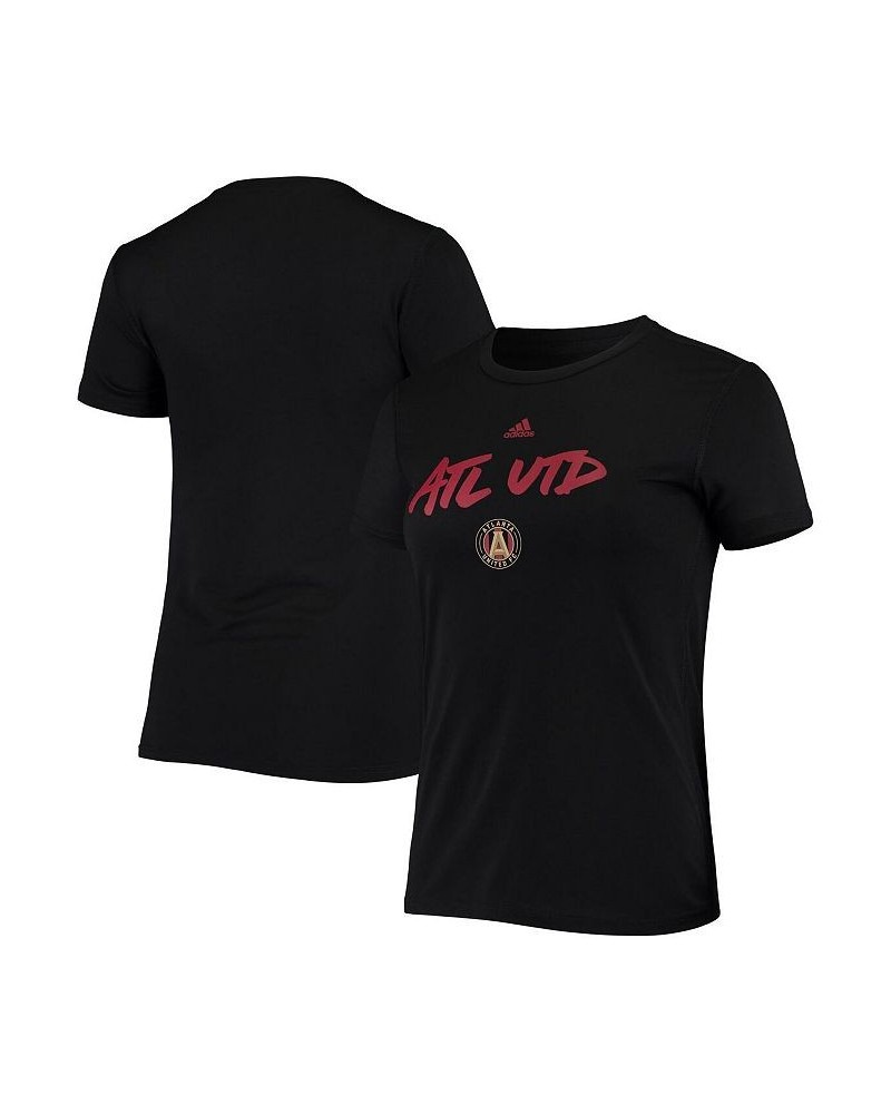 Women's Black Atlanta United FC Wordmark Goals T-shirt Black $20.70 Tops