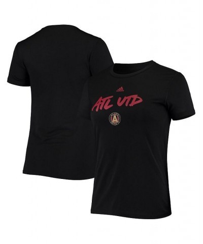 Women's Black Atlanta United FC Wordmark Goals T-shirt Black $20.70 Tops