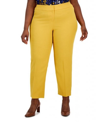 Plus Size Straight-Leg Modern Dress Pants Gold $39.60 Pants