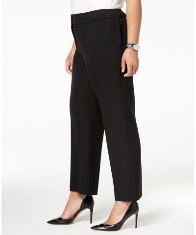 Plus Size Straight-Leg Modern Dress Pants Gold $39.60 Pants