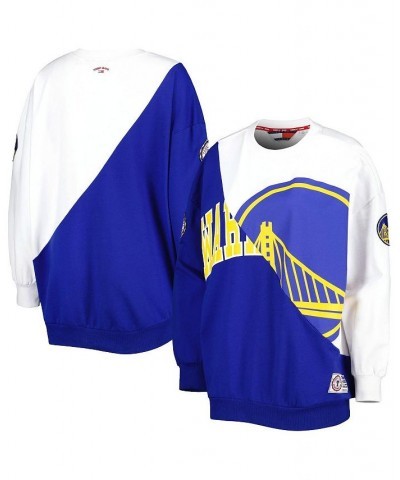 Women's Royal White Golden State Warriors Ariel Pullover Sweatshirt Royal, White $35.70 Sweatshirts