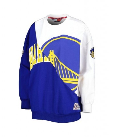 Women's Royal White Golden State Warriors Ariel Pullover Sweatshirt Royal, White $35.70 Sweatshirts