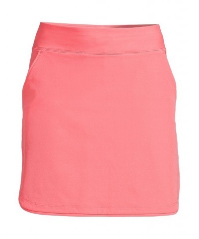 Women's Quick Dry Elastic Waist Active Board Skort Swim Skirt Wood lily $31.96 Swimsuits