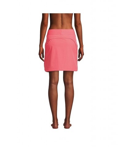 Women's Quick Dry Elastic Waist Active Board Skort Swim Skirt Wood lily $31.96 Swimsuits