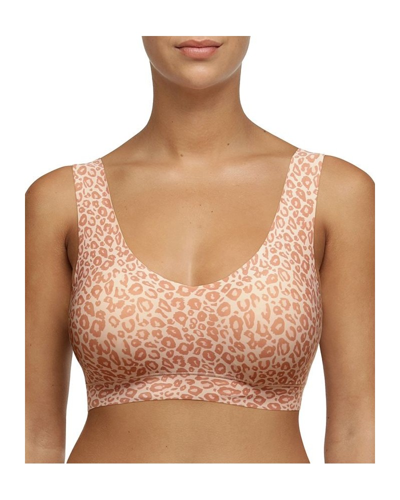 Women's Comfort Soft Stretch Padded Bralette Tan/Beige $18.88 Bras