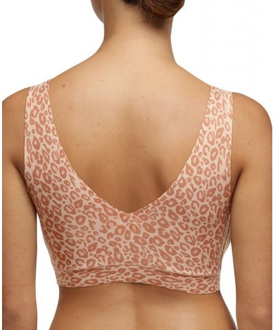 Women's Comfort Soft Stretch Padded Bralette Tan/Beige $18.88 Bras