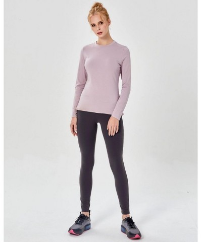 Pima Going Long Sleeve Tee for Women Stone Olive $31.20 Tops