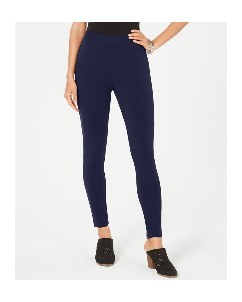 Petite Pull-On Leggings Blue $11.39 Pants