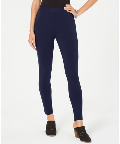 Petite Pull-On Leggings Blue $11.39 Pants