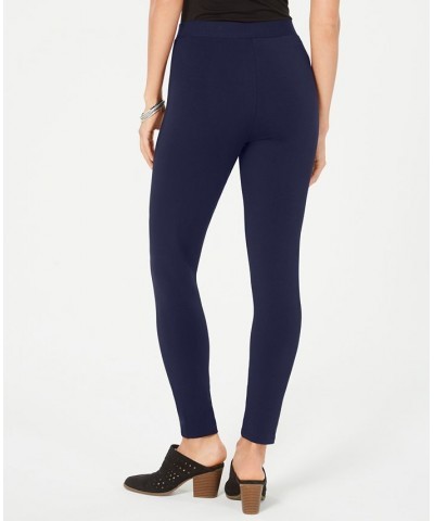 Petite Pull-On Leggings Blue $11.39 Pants