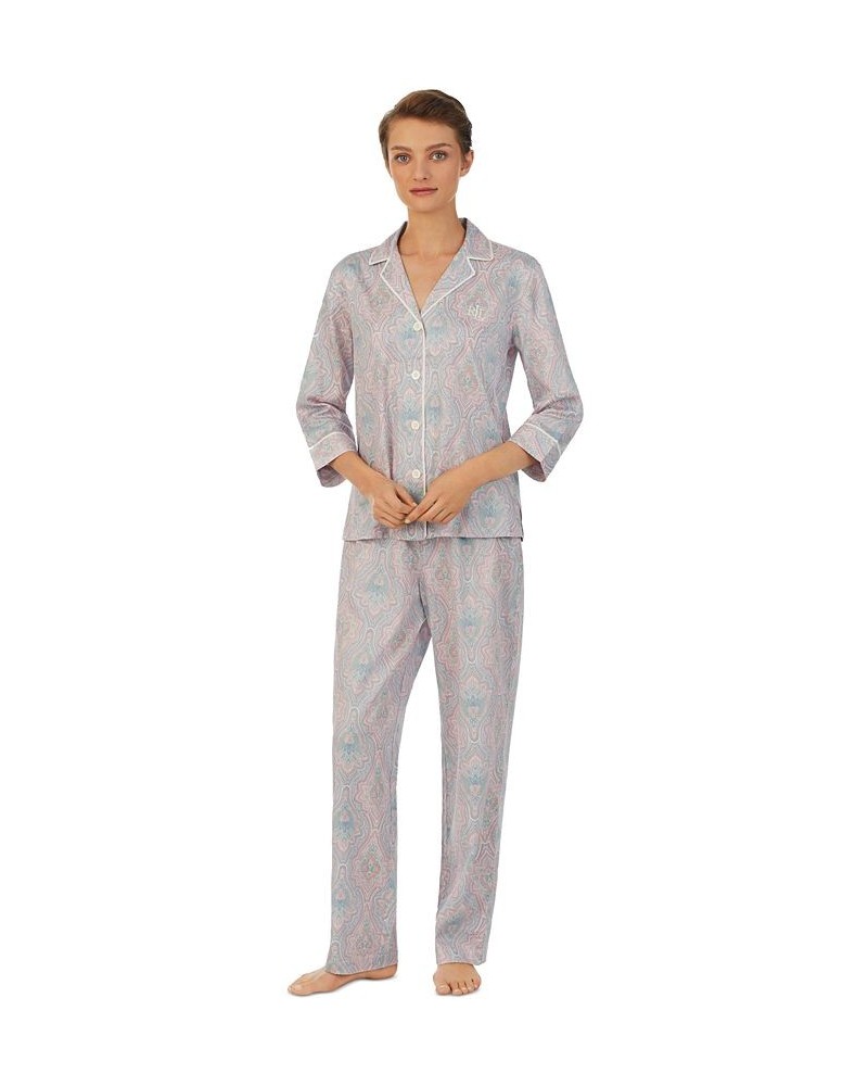 Women's Paisley-Print Pajamas Set Paisley $28.20 Sleepwear