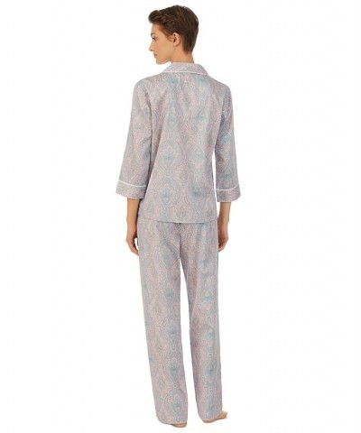 Women's Paisley-Print Pajamas Set Paisley $28.20 Sleepwear