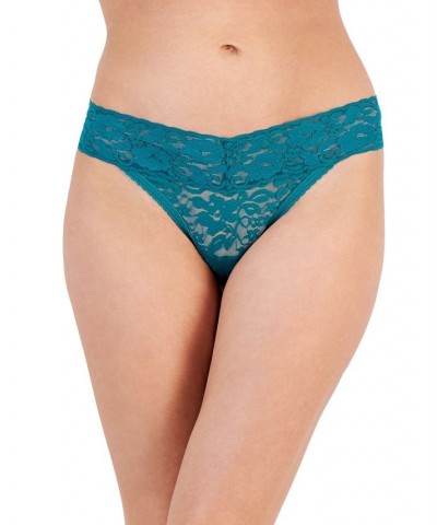 Lace Thong Underwear Lingerie Jazzy Teal $9.43 Panty