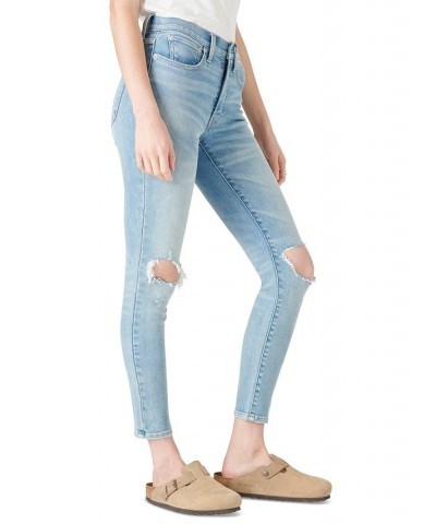 Bridgette Destructed High-Rise Skinny Jeans Darwin Dest $32.90 Jeans