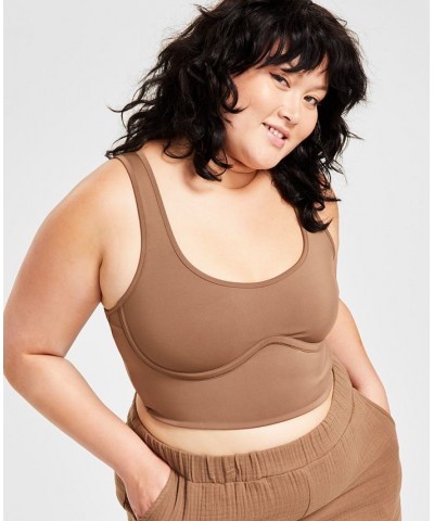 Style Not Size Corset Bra Crop Top Tan/Beige $12.26 Sleepwear