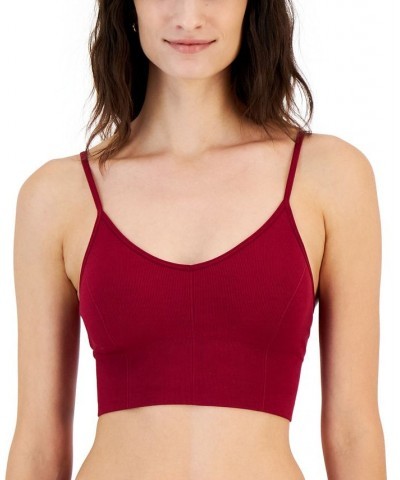 Seamless Ribbed Bralette Plum Tart $14.70 Bras