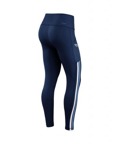 Women's Navy Tennessee Titans Stretch Knit Leggings Navy $28.07 Pants