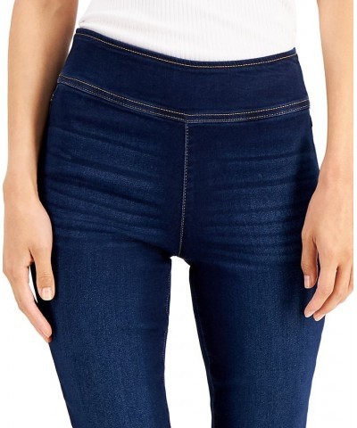 Petite Curvy Pull-On Denim Jeggings Dark Indigo $19.48 Jeans