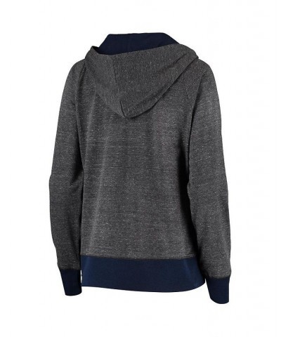 Women's Heathered Charcoal New England Patriots Chalk Talk Hoodie Cardigan Heathered Charcoal $27.60 Sweaters