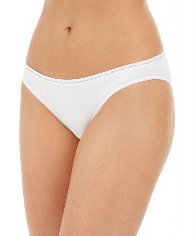 CK One Cotton Singles Bikini Underwear QD3785 White $10.04 Panty