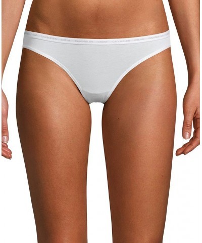 CK One Cotton Singles Bikini Underwear QD3785 White $10.04 Panty