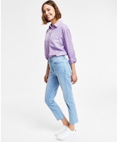 Women's Boyfriend Shirt & High-Rise Slim-Leg Jeans Marina $23.38 Jeans