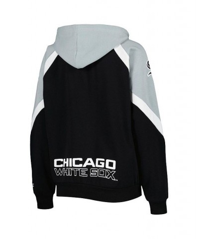 Women's Black Silver Chicago White Sox Hail Mary Full-Zip Hoodie Black, Silver $38.95 Sweatshirts