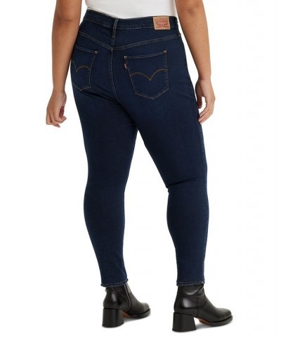 Trendy Plus Size 720 High-Rise Super Skinny Jeans Dark Indigo Worn In $32.90 Jeans