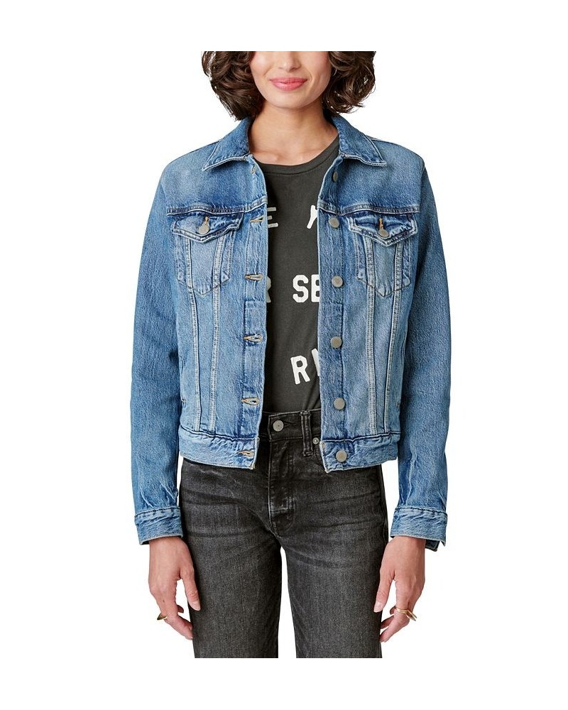 Women's Tomboy Denim Trucker Jacket Density $27.80 Jackets