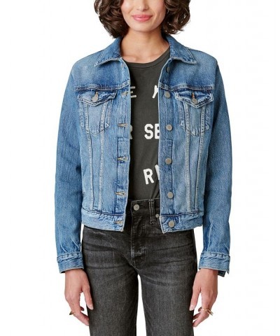 Women's Tomboy Denim Trucker Jacket Density $27.80 Jackets