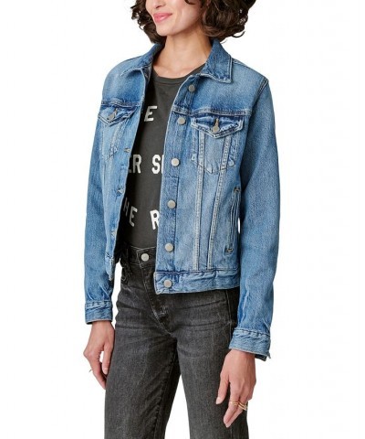 Women's Tomboy Denim Trucker Jacket Density $27.80 Jackets