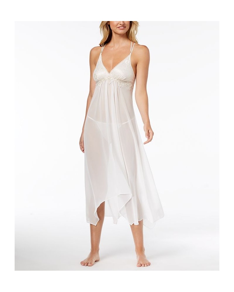 Keepsake Lace-Trim Chemise Nightgown Lingerie Ivory $17.50 Sleepwear