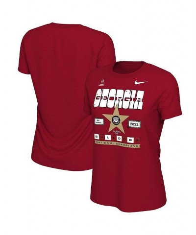 Women's Red Georgia Bulldogs College Football Playoff 2022 National Champions Star Celebration T-shirt Red $20.00 Tops