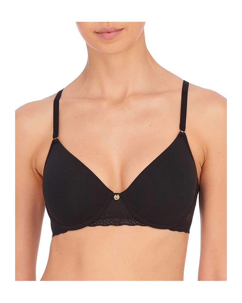 Women's Bliss Perfection Unlined Underwire Bra 724154 Black $27.38 Bras