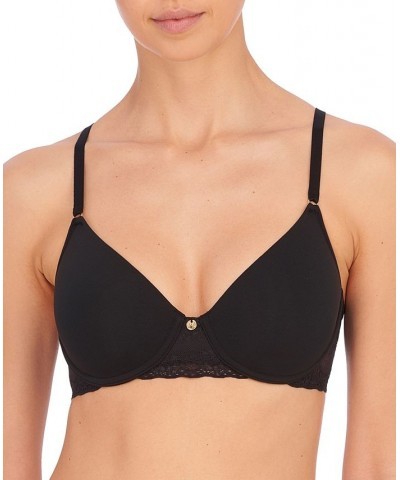 Women's Bliss Perfection Unlined Underwire Bra 724154 Black $27.38 Bras