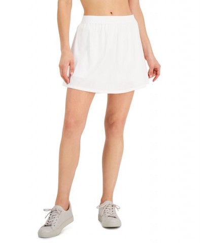 Women's Woven Skort Bright White $11.25 Skirts