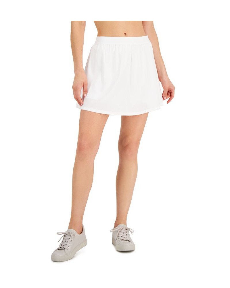 Women's Woven Skort Bright White $11.25 Skirts