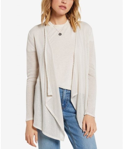 Juniors' Go Go Wrap Cardigan Oatmeal $30.80 Sweaters