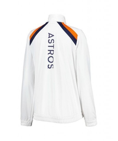 Women's White Houston Astros Red Flag Full-Zip Track Jacket White $43.34 Jackets