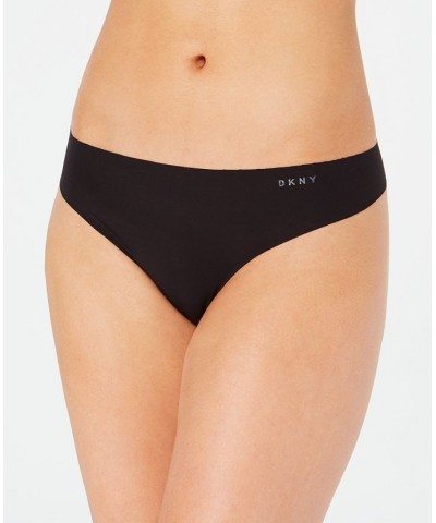 Litewear Cut Anywear Logo Thong Underwear DK5026 Black/Graphite $9.20 Underwears
