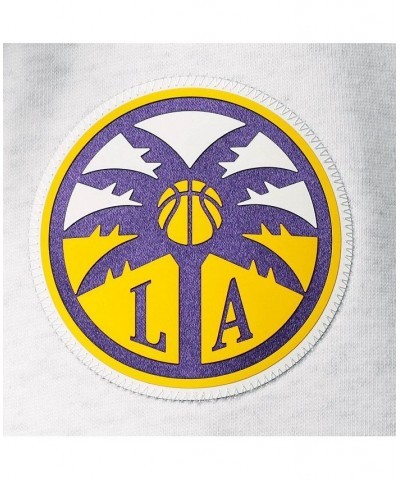 Women's Gray Los Angeles Sparks Performance Full-Zip Hoodie Gray $46.20 Sweatshirts