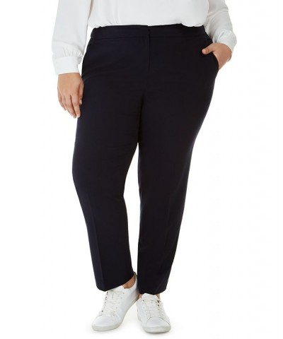 Trendy Plus Size Dress Pants Blue $42.66 Pants