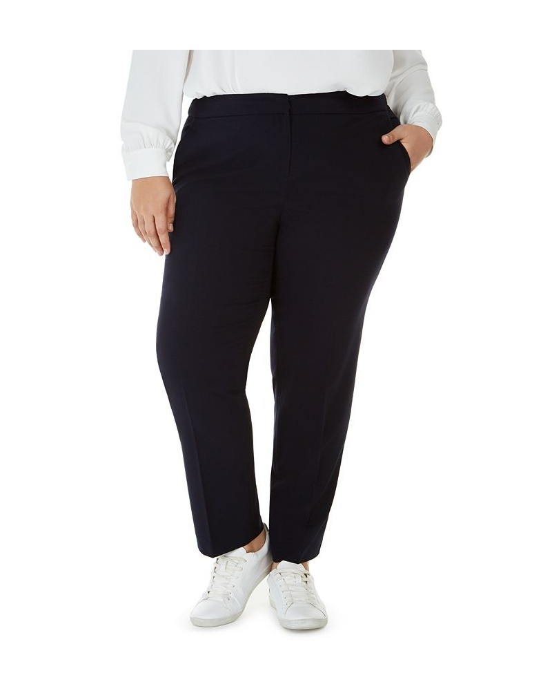 Trendy Plus Size Dress Pants Blue $42.66 Pants