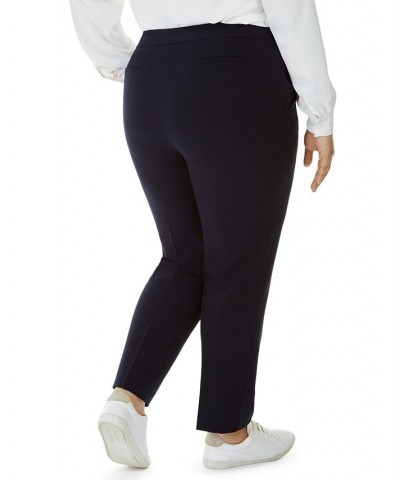 Trendy Plus Size Dress Pants Blue $42.66 Pants