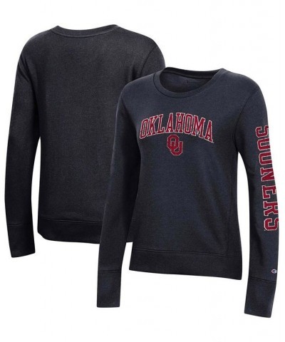 Women's Black Oklahoma Sooners University 2.0 Fleece Sweatshirt Black $29.40 Sweatshirts